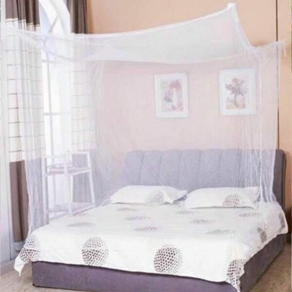 Mosquito Nets Pure Color Extra Secret Double Bed Lightweight Bedding Mosquito Nets For Home Travel
